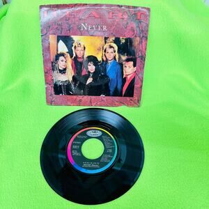 Heart - Never (Remix) / Shell Shock‎ - Picture Sleeve - 45rpm Vinyl Record